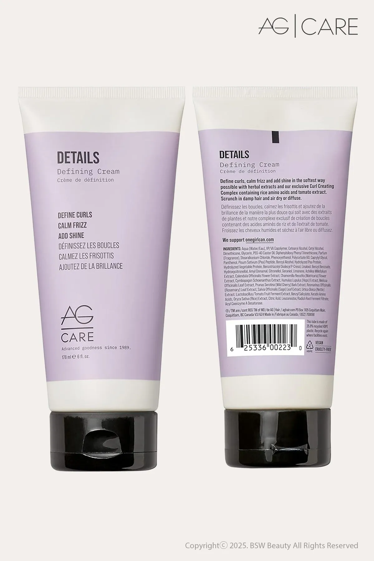 AG CARE DETAILS DEFING CREAM 6oz