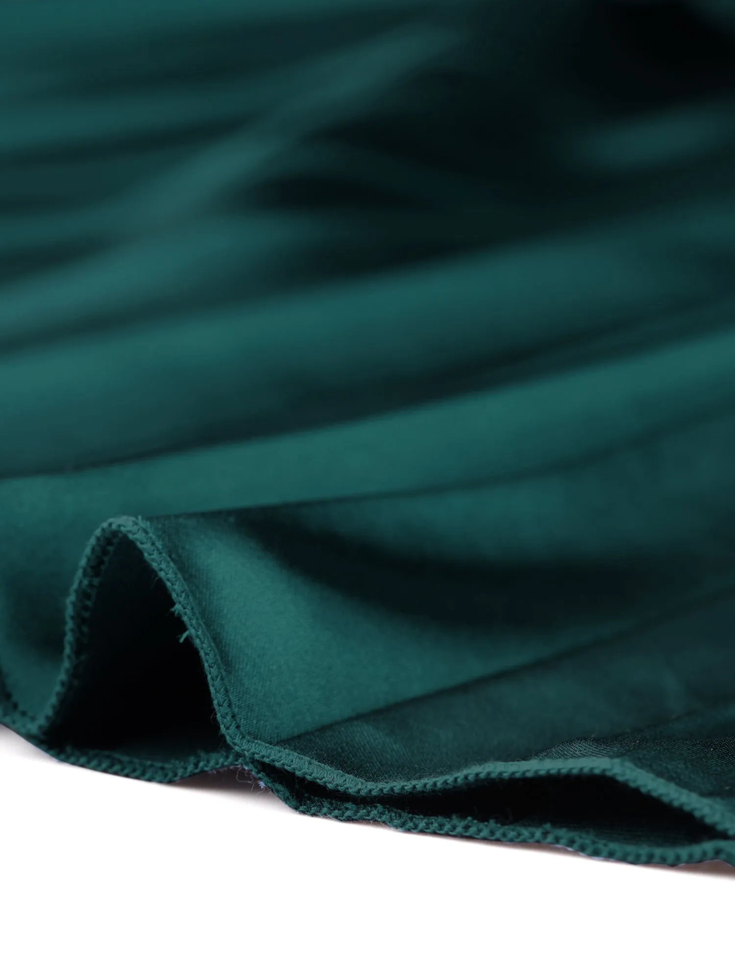 Elastic Waist Metallic Shiny Accordion Pleated Midi Skirt