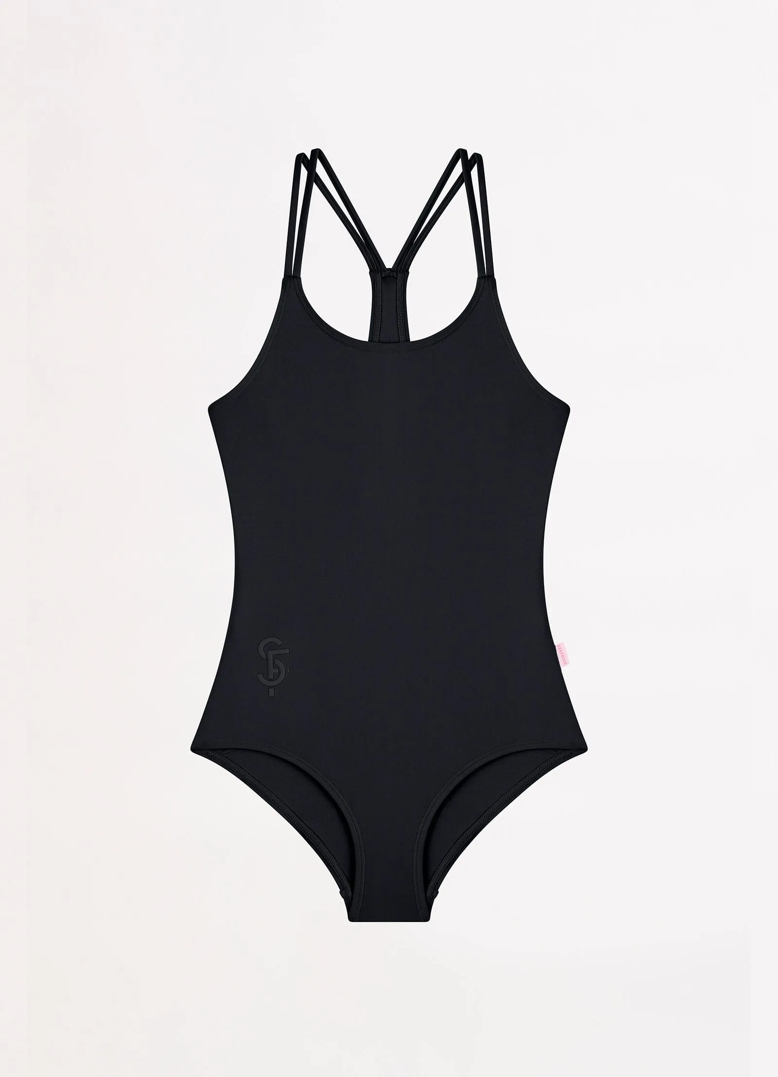 Essentials Girls Multi Strap One Piece - Black
