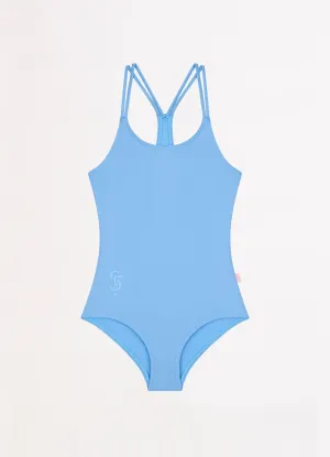 Essentials Girls Multi Strap One Piece - Deep Water