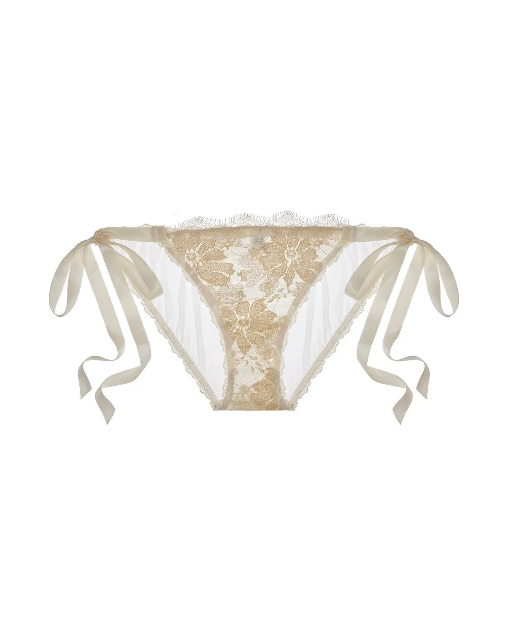 Gilded Lace Side-Tie Bikini