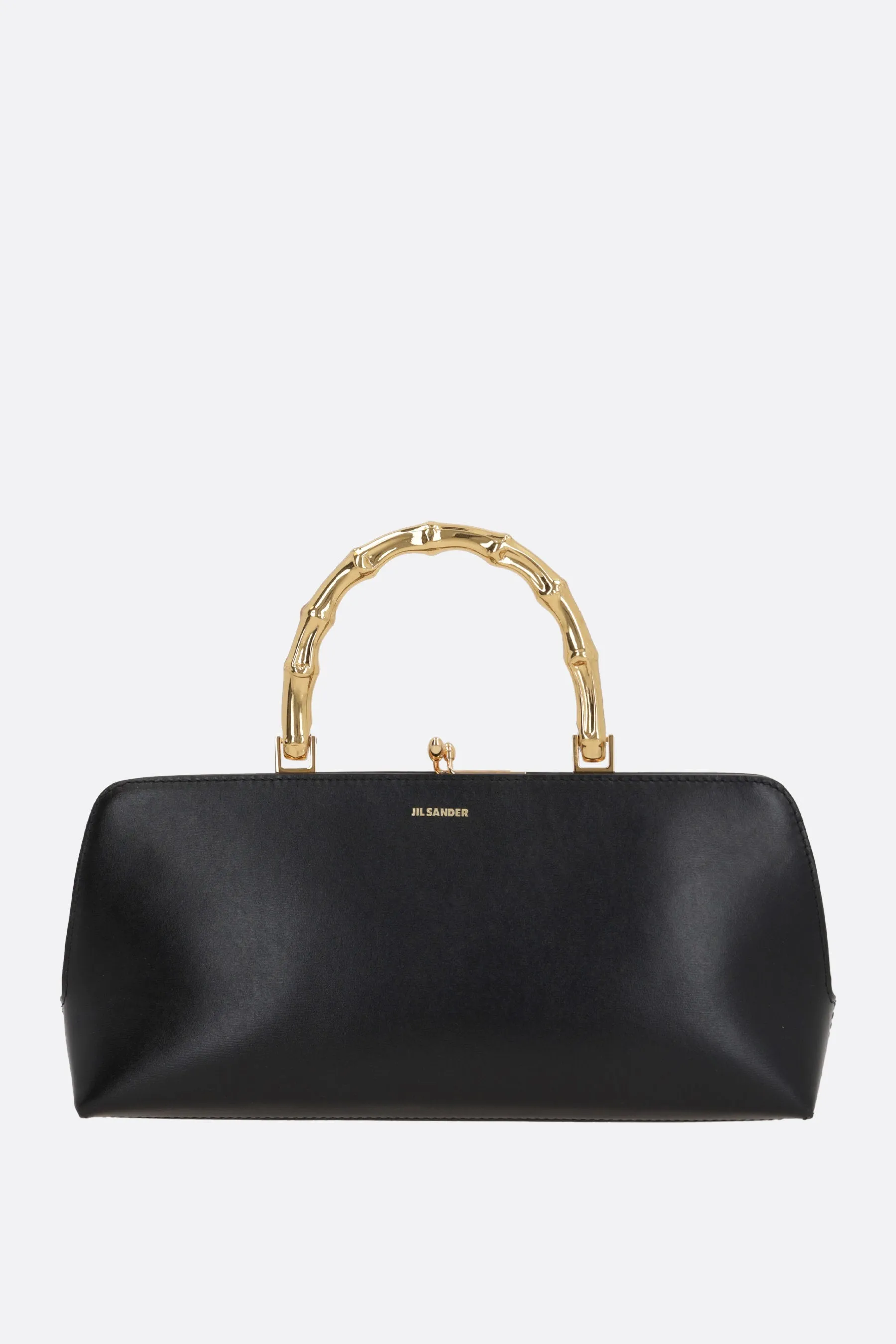 Goji Bamboo small bag in shiny leather