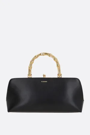 Goji Bamboo small bag in shiny leather
