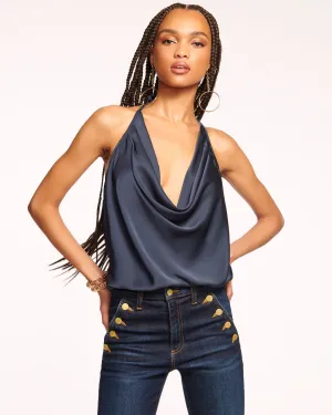 Hettie Cowl Neck Halter Top
