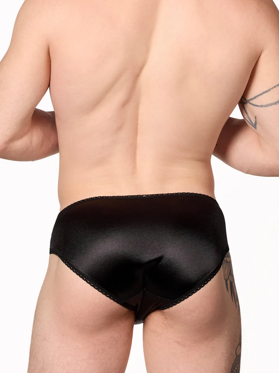 Luxe Satin & Lace Bikini Panty