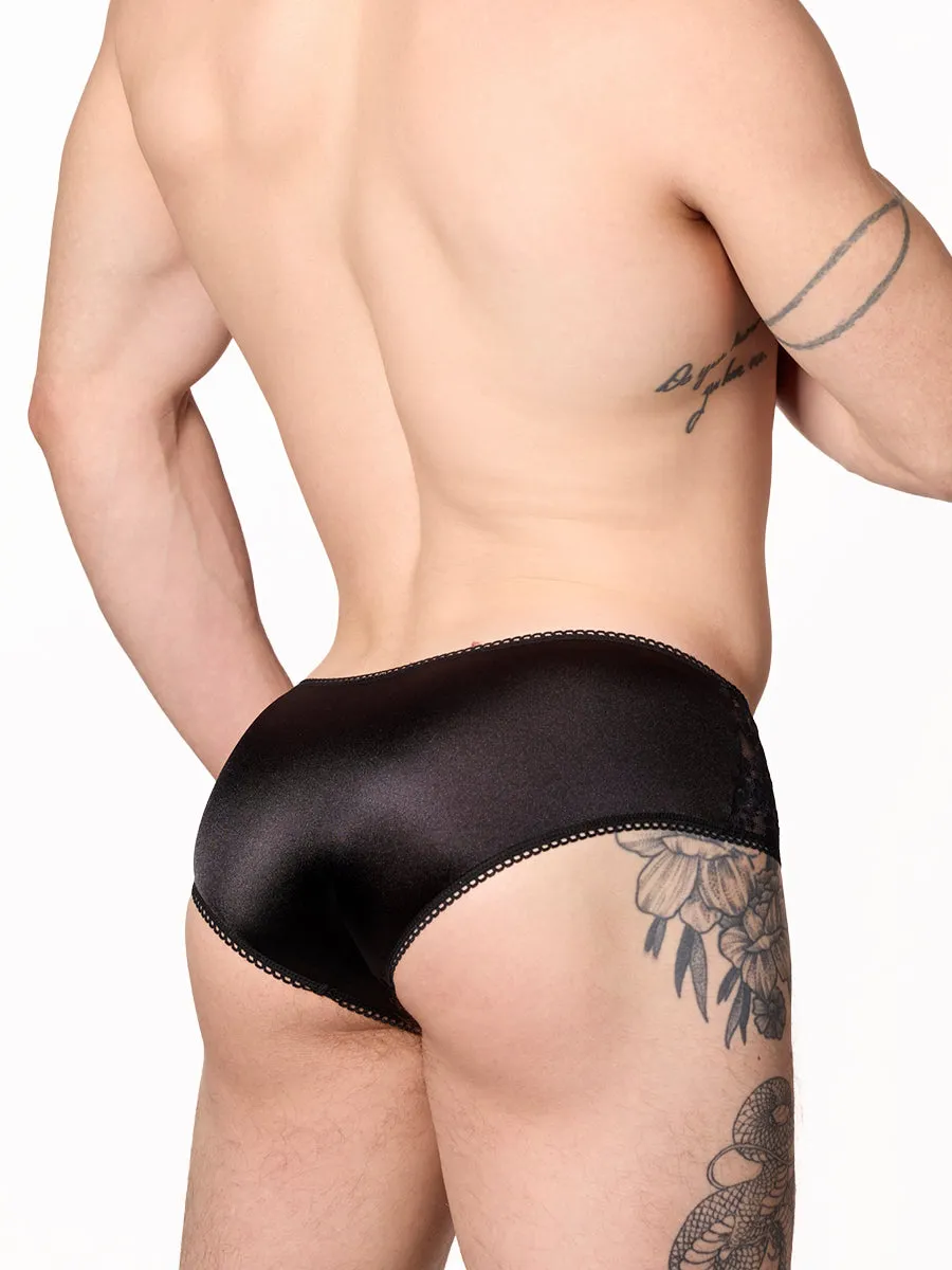 Luxe Satin & Lace Hipster Panty