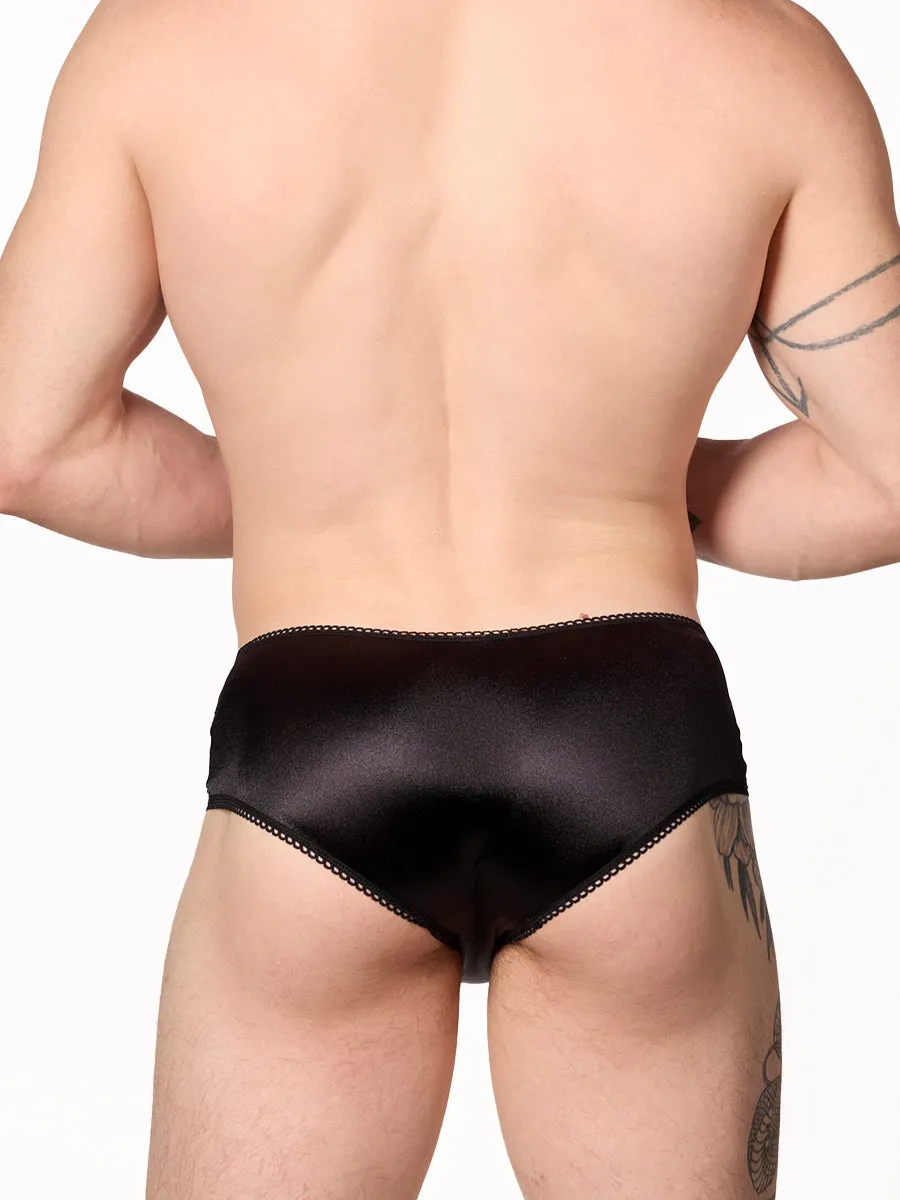Luxe Satin & Lace Hipster Panty
