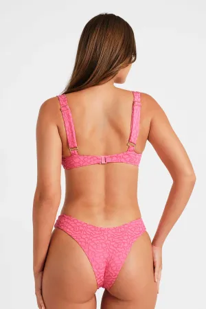 Maui Classic Cheeky Bottoms / Rosy Glow Jacquard FINAL SALE