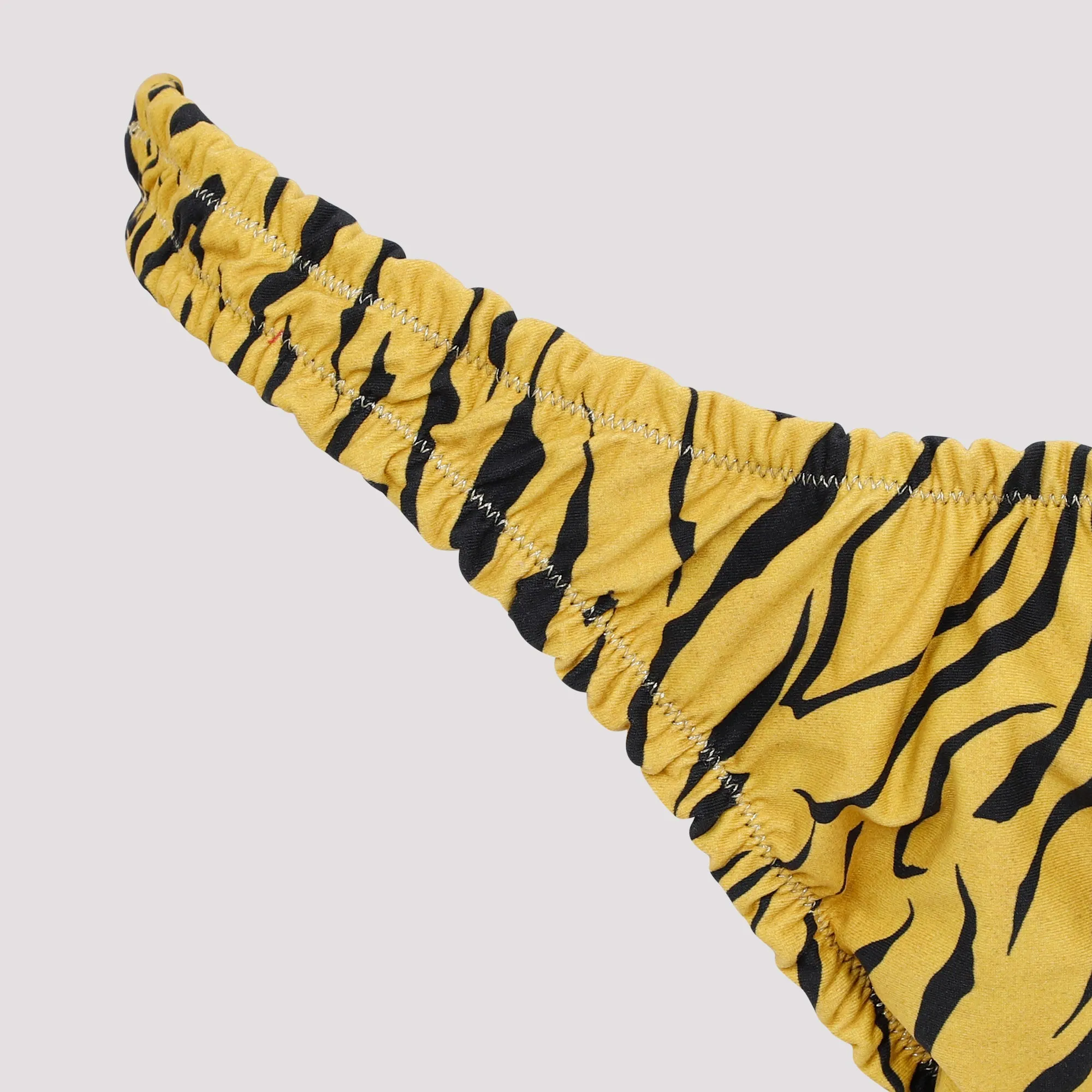 Reina Olga Guia Tiger Printed Triangle Cup Bikini Set