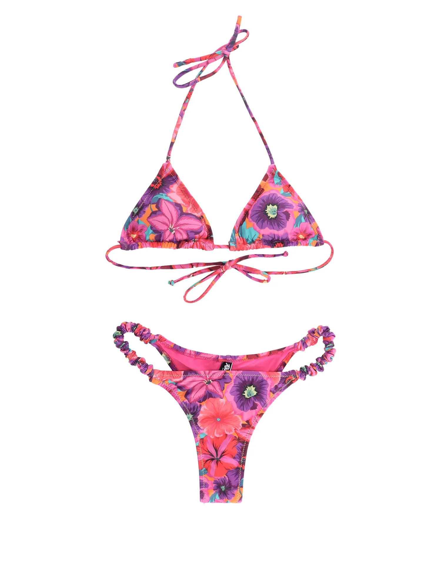Reina Olga Scrunchie Triangle Cup Bikini Set