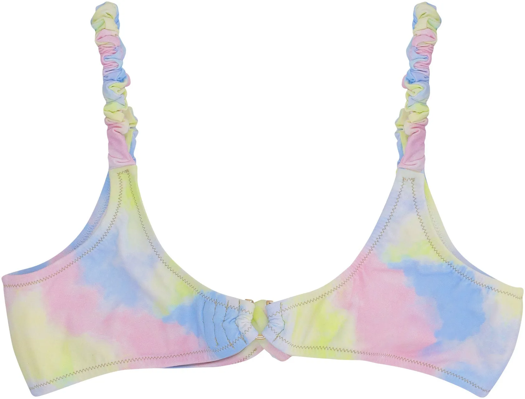Reina Olga Tie-Dyed Triangle Bikini Set