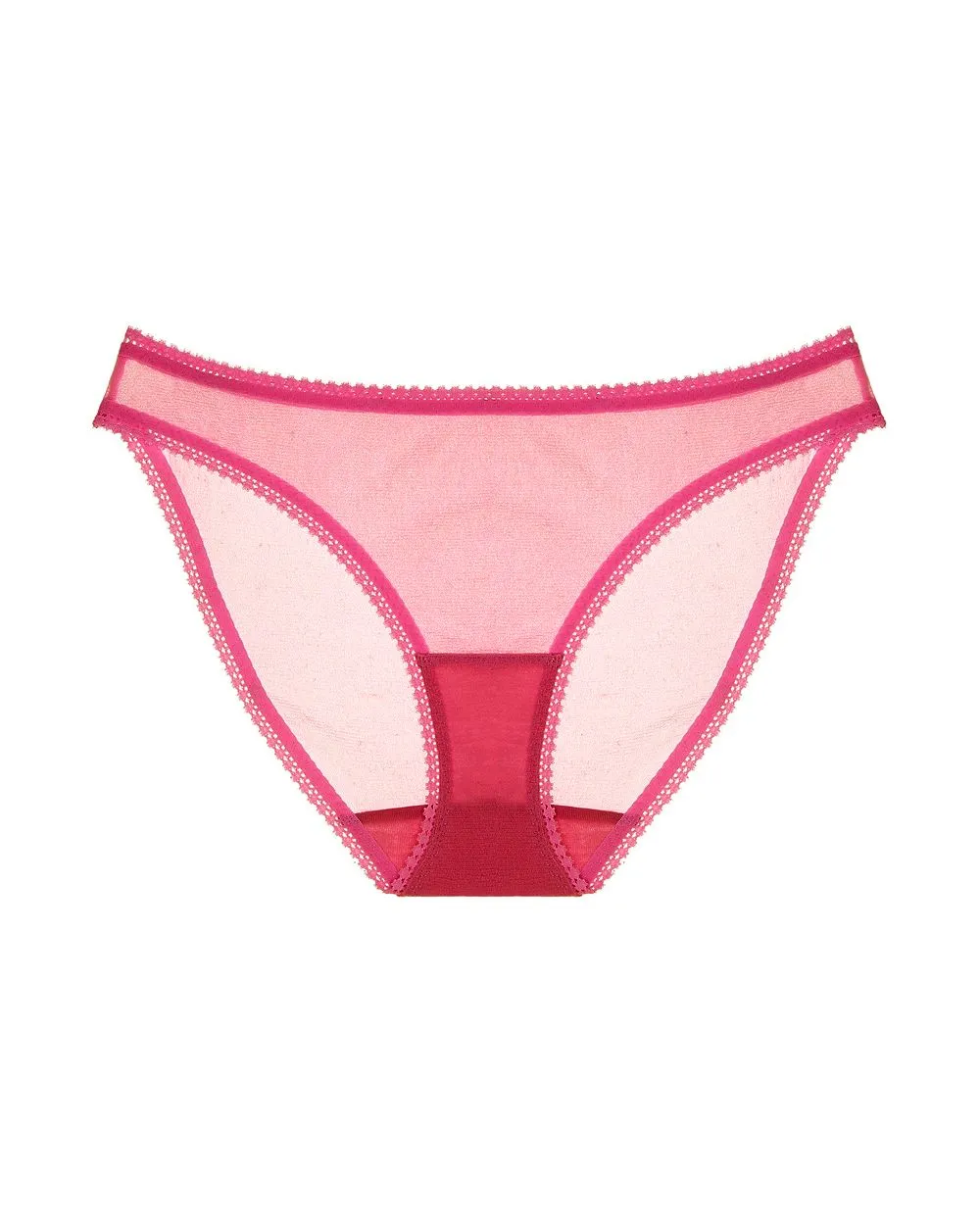 Solid Mesh Hip Bikini