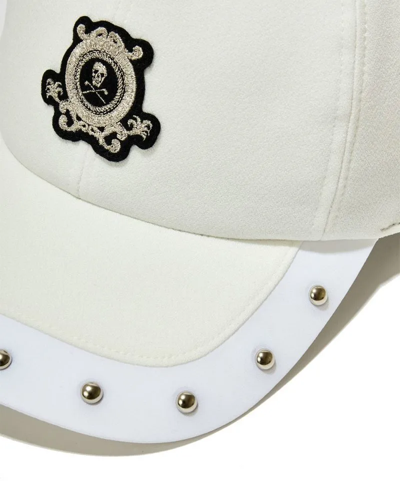 Unisex Royal Stud Cap White