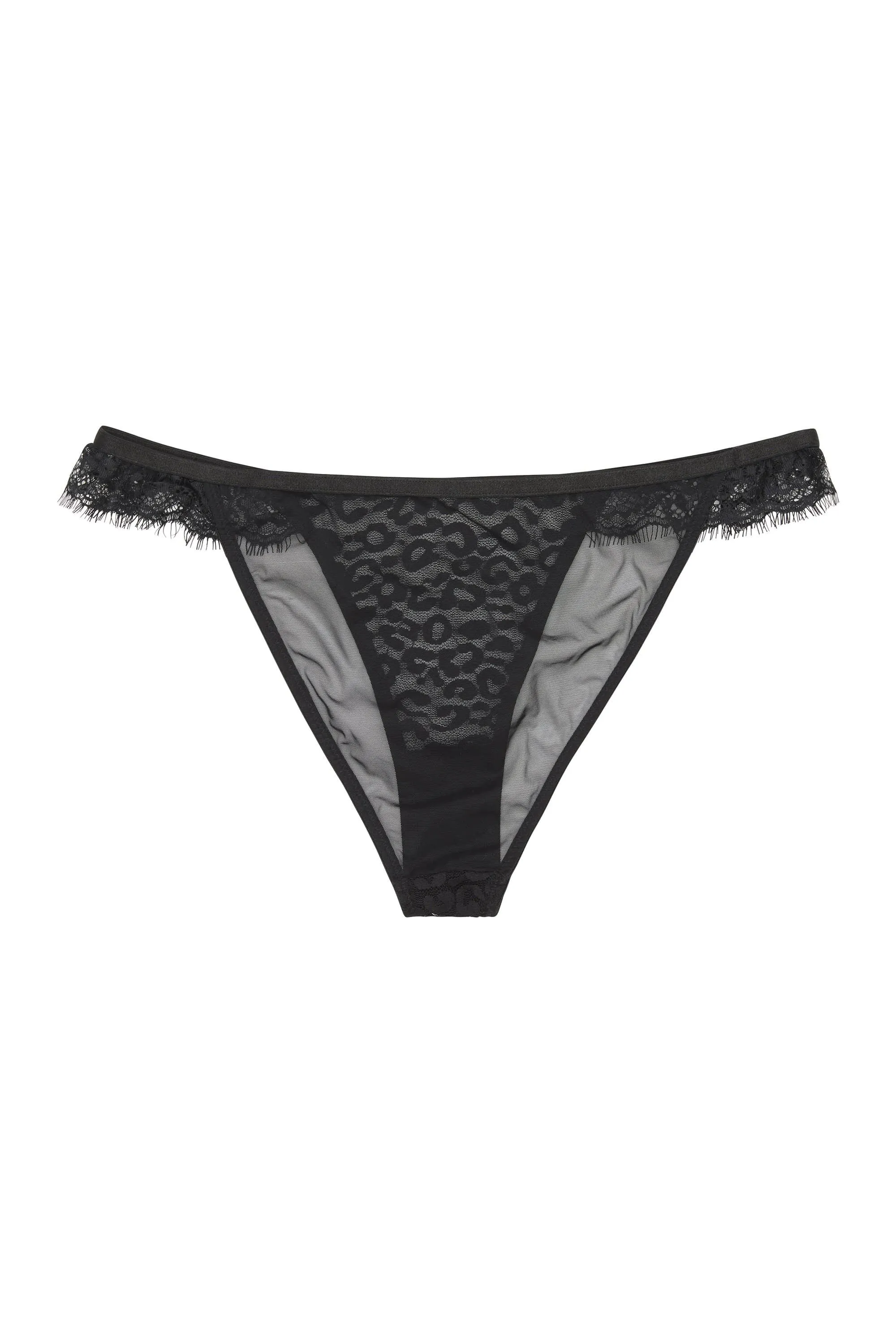 Wolf & Whistle Jenna Leopard Mesh Brief Seconds