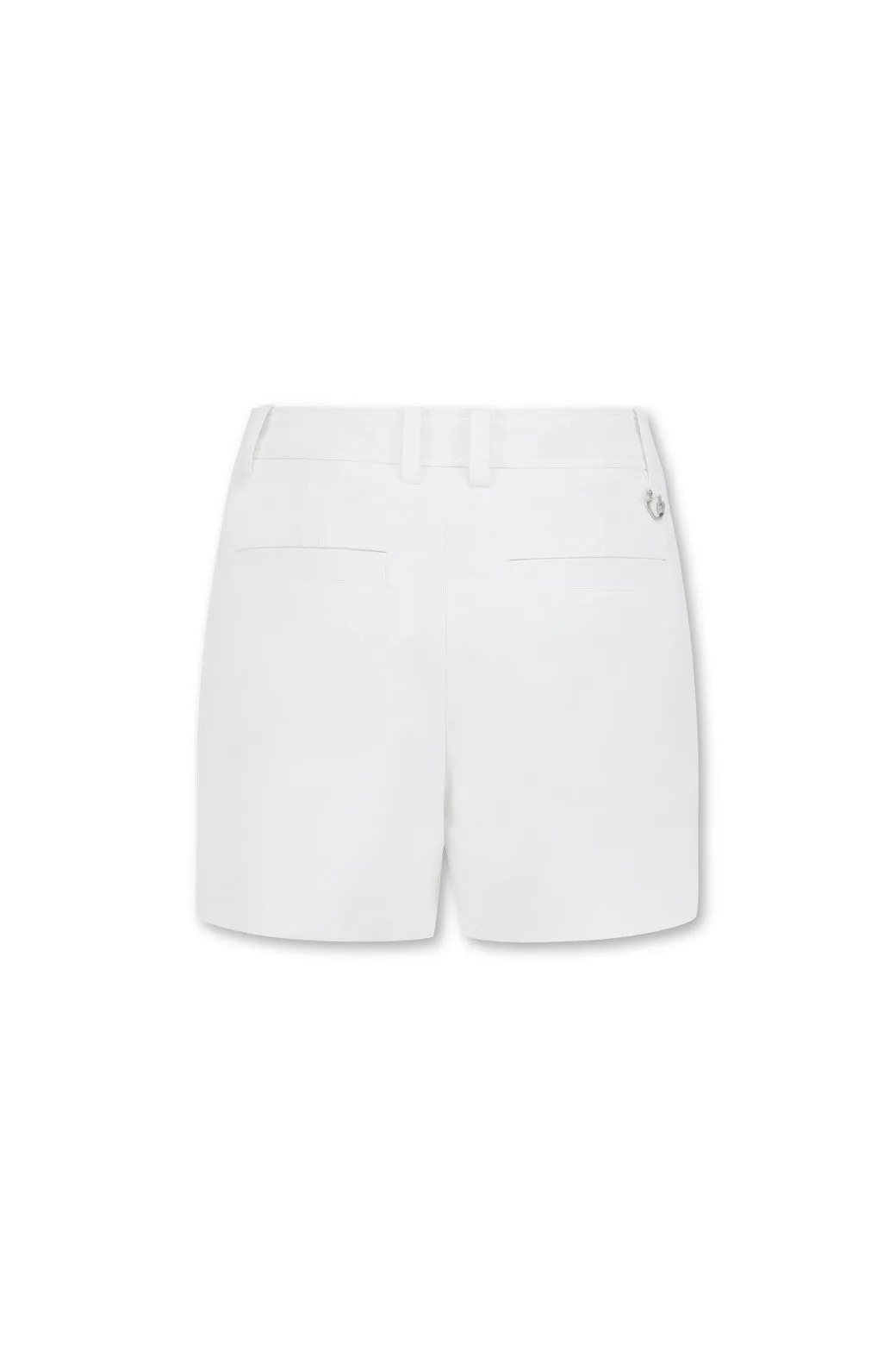 Women's Big Square Pocket Shorts White